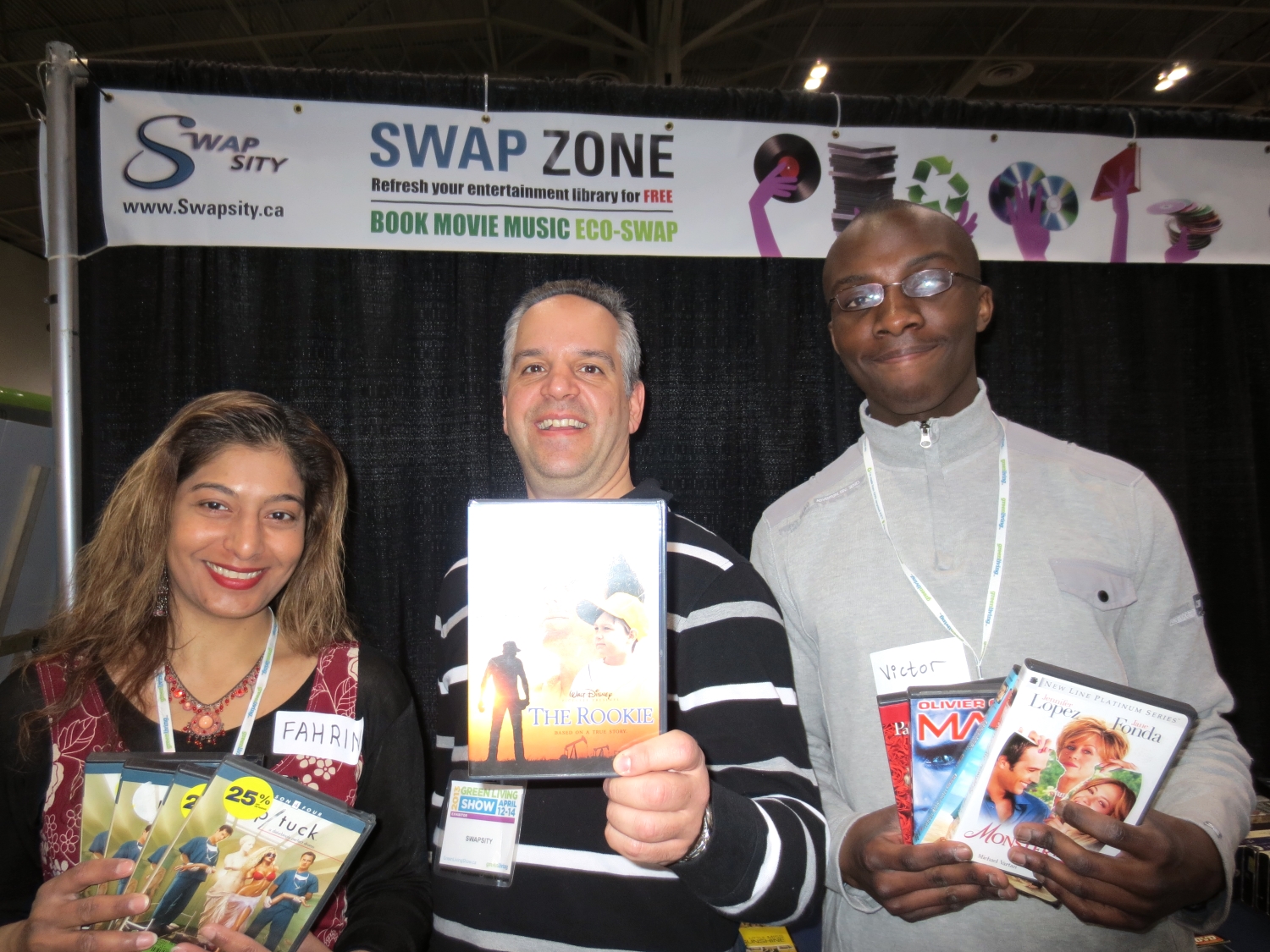 Swapsity Swap Zone volunteers rock!